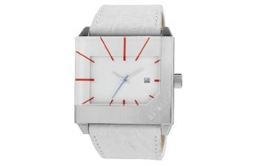 Image of Axcent The Edge Watch, White Strap, White Face, Silver Hands X63402-131