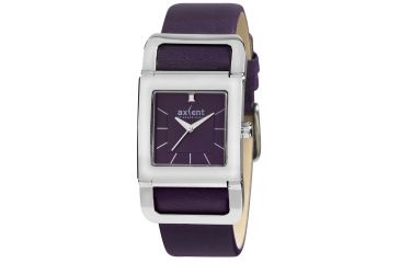 Image of Axcent Hinge Watch, Purple Strap, Purple Face, Silver Hands X80172-535