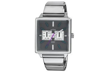Image of Axcent Impact Chronograph, Silver Bracelet, Gray Face, Blue Markers X90203-232