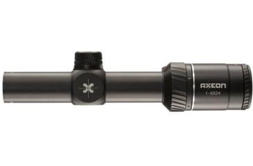Image of Axeon 1-6x24mm Long Distance Rifle Scope, 30mm, Mil-Dot Reticle, Black Matte Anodized, 2218703