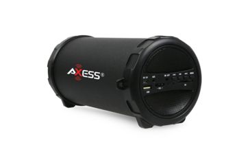 Image of AXESS Portable Bluetooth Indoor/Outdoor Speaker w/ Built-In 3in Sub, Black SPBT1031BK