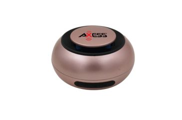 Image of AXESS Water Resistant Bluetooth Speaker w/ Built-In Rechargeable Battery and AUX Input, Rose Gold SPBW1048RG
