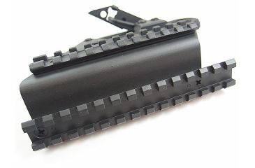 Image of Axion Kobra AK to Weaver Mount, Centered, w/ Long Side Tactical Rail, Black, AKOBRAM