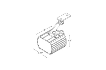 Image of Axton Nano AT-3M-S Compact 12VDC IR Illuminator, 150 degrees, AT-3M-S.3MS18150
