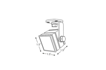 Image of Axton Nano AT-3S-B NCNR Indoor Cube IR Illuminator, 150 degrees, AT-3S-B.3SB18150