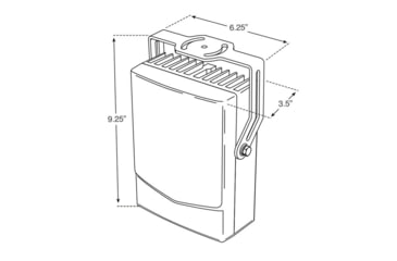 Image of Axton Megapixel AT-56E-S PoE IR Illuminator, 60 x 30 degrees, AT-56E-S.56ES386030
