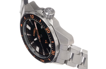 Image of Axwell Bracelet Watch w/ Date, Black/Orange, AXWAW107-2, Black/Orange, One Size, AXWAW107-2