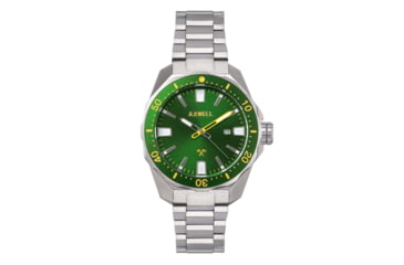 Image of Axwell Bracelet Watch w/ Date, Green, AXWAW107-5, Green, One Size, AXWAW107-5