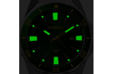 Image of Axwell Bracelet Watch w/ Date, Navy, AXWAW107-3, Navy, One Size, AXWAW107-3