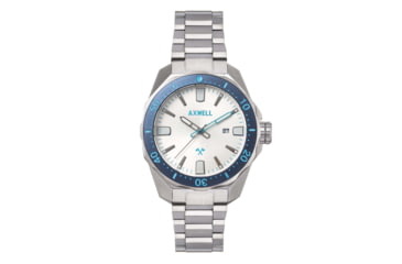 Image of Axwell Bracelet Watch w/ Date, Silver, AXWAW107-1, Silver, One Size, AXWAW107-1
