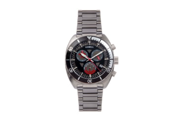Image of Axwell Chronograph Bracelet Watch w/Date, Black, AXWAW105-2, Black, One Size, AXWAW105-2