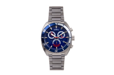 Image of Axwell Chronograph Bracelet Watch w/Date, Blue, AXWAW105-4, Blue, One Size, AXWAW105-4