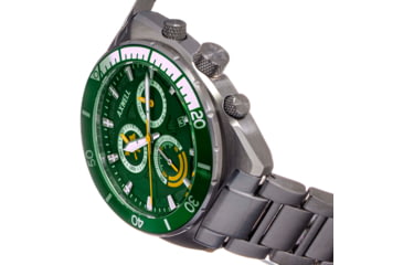 Image of Axwell Chronograph Bracelet Watch w/Date, Green, AXWAW105-5, Green, One Size, AXWAW105-5