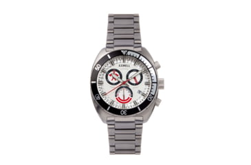 Image of Axwell Chronograph Bracelet Watch w/Date, White/Black, AXWAW105-3, White/Black, One Size, AXWAW105-3
