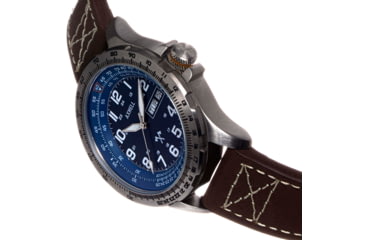 Image of Axwell Leather Strap Watch, Brown/Navy, AXWAW106-3, Brown/Navy, One Size, AXWAW106-3