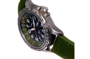Image of Axwell Leather Strap Watch, Green, AXWAW106-4, Green, One Size, AXWAW106-4