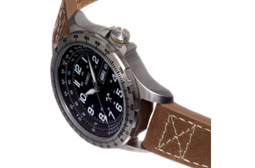 Image of Axwell Leather Strap Watch, Tan/Black, AXWAW106-1, Tan/Black, One Size, AXWAW106-1