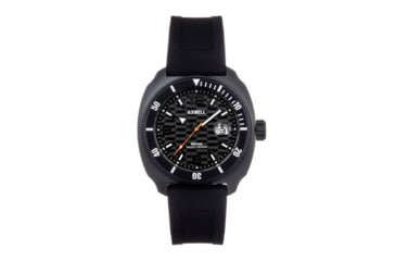 Image of Axwell Strap Watch w/Date, Black, AXWAW111-6, Black, One Size, AXWAW111-6