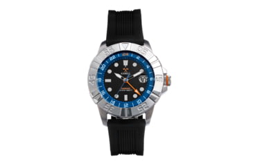Image of Axwell Strap Watch w/Date, Black/Blue, One Size, AXWAW100-4