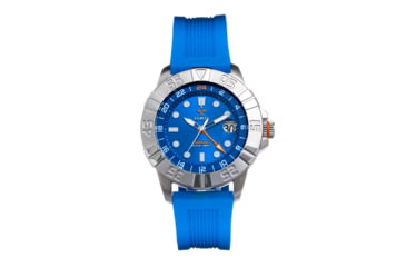 Image of Axwell Strap Watch w/Date, Blue, One Size, AXWAW100-2
