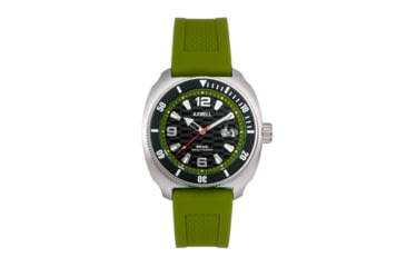 Image of Axwell Strap Watch w/Date, Green, AXWAW111-3, Green, One Size, AXWAW111-3