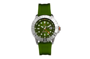 Image of Axwell Strap Watch w/Date, Green, One Size, AXWAW100-3