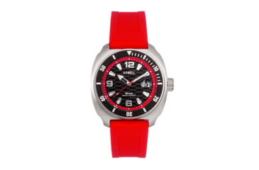 Image of Axwell Strap Watch w/Date, Red, AXWAW111-2, Red, One Size, AXWAW111-2