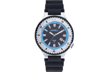 Image of Axwell Summit Strap Watch w/Date, Black, One Size, AXWAW108-1