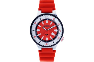 Image of Axwell Summit Strap Watch w/Date, Red, One Size, AXWAW108-5