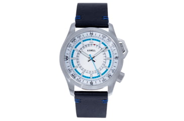 Image of Axwell Vertigo Bracelet Watch w/Date, White, AXWAW101-1, White, One Size, AXWAW101-1