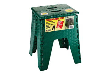 Image of B &amp; R Plastics Folding Neat Seat - 15in, Forest Green, 152-6FG