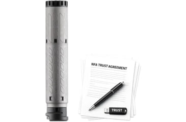 Image of B&amp;T Print-X SQD 40/10 Modular Ti .40 S&amp;W Suppressor, 1.7x9.2 in, Grey, w/ NFA Trust Registration, 100000231951-KIT1