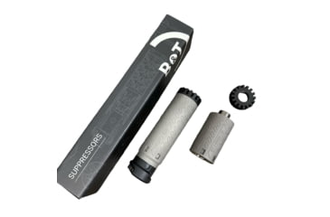 Image of B&amp;T Print-X SQD 45 Modular Ti .45 ACP Suppressor, 2.2x9.2 in, Grey, 100000231952