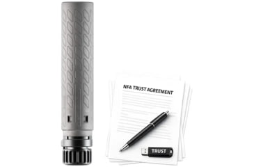 Image of B&amp;T Print-XH RBS Full Size Ti 5.56 Suppressor, 1.7x7.1in, Black, w/ NFA Trust Registration, 100000231942-KIT1