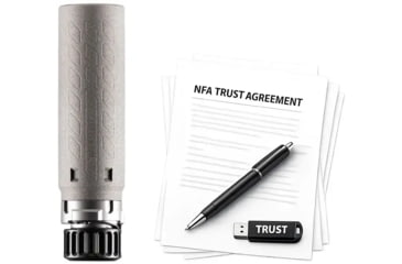 Image of B&amp;T Print-XH RBS Sub-Compact Ti 5.56x45mm NATO Suppressor, 1.7x5 in, Black, w/ NFA Trust Registration, 100000231943-KIT1