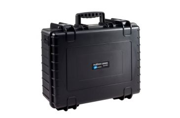Image of B&amp;W International Type 6000 Black Outdoor Case With Si Foam, Black, Medium 6000/B/SI