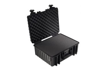 Image of B&amp;W International Type 6000 Black Outdoor Case With Si Foam, Black, Medium 6000/B/SI