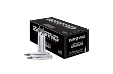 Image of Ammo, Inc. Shield 223 REM 62 Grain Hollow Point Frangible Nickel Cased Rifle Ammo, 50 Round, 223062HPF-A50