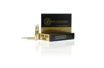 Image of Weatherby Select Plus 7mm WBY Mag 160 Grain Swift A-Frame JSP Brass Cased Rifle Ammo, 20 Rounds, F7MM160AF