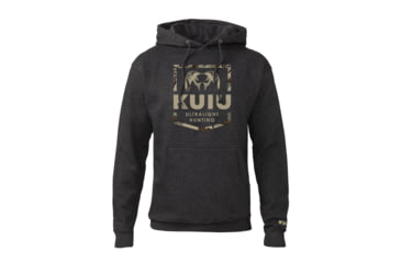 Image of KUIU Vias Shield Hoodie in Charcoal Size 3XL D665D824, Charcoal, 3XL, Cotton, Adult, Male, 7628636127390