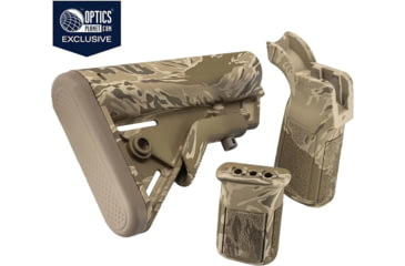 Image of B5 OPMOD Stock &amp; Grips Kit, Desert Tiger Stripe, KIT-1744