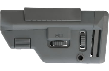 Image of B5 Systems Long Collapsible Precision Stock, Wolf Grey, CPS-1484