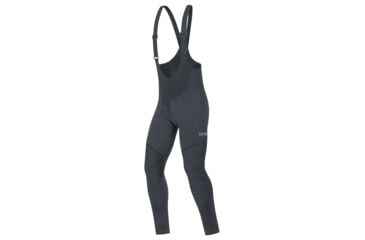 Image of GOREWEAR Mens C3 WINDSTOPPERR Cycling Bib Tights+ in Black Large Form fit Windproof 2DCAF9D1, 100337-9900-XL