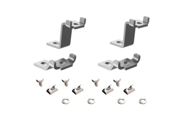 Image of Zamp Solar Silver Mounting Feet For Curved Roofs Airstream, Black, One Size, MFT3009