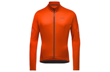 Image of GOREWEAR Mens C3 Thermo Cycling Jersey in Fireball Large Slim fit C92E343C, 100647-AY00-XL
