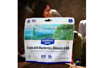 Image of Backpackers Pantry Granola with Milk and Blueberries (1 Serving)