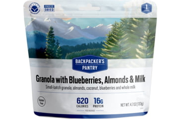 Image of Backpackers Pantry Granola with Milk and Blueberries (1 Serving)