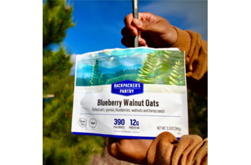 Image of Backpackers Pantry Hot Blueberry, Walnut, Oats and Quinoa Cereal, 1 Serving, 101070