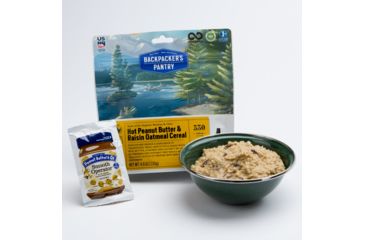 Image of Backpackers Pantry Hot Peanut Butter and Raisin Oatmeal Cereal, 1 Serving 101014
