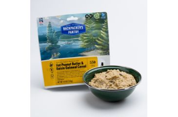 Image of Backpackers Pantry Hot Peanut Butter and Raisin Oatmeal Cereal, 1 Serving 101014